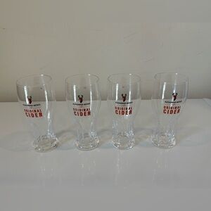 Alexander Keith's "Original Cider" beer or pint glass Set Of Four